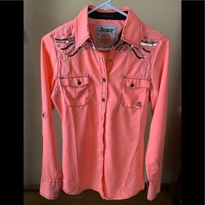 Roar cowgirl long sleeve